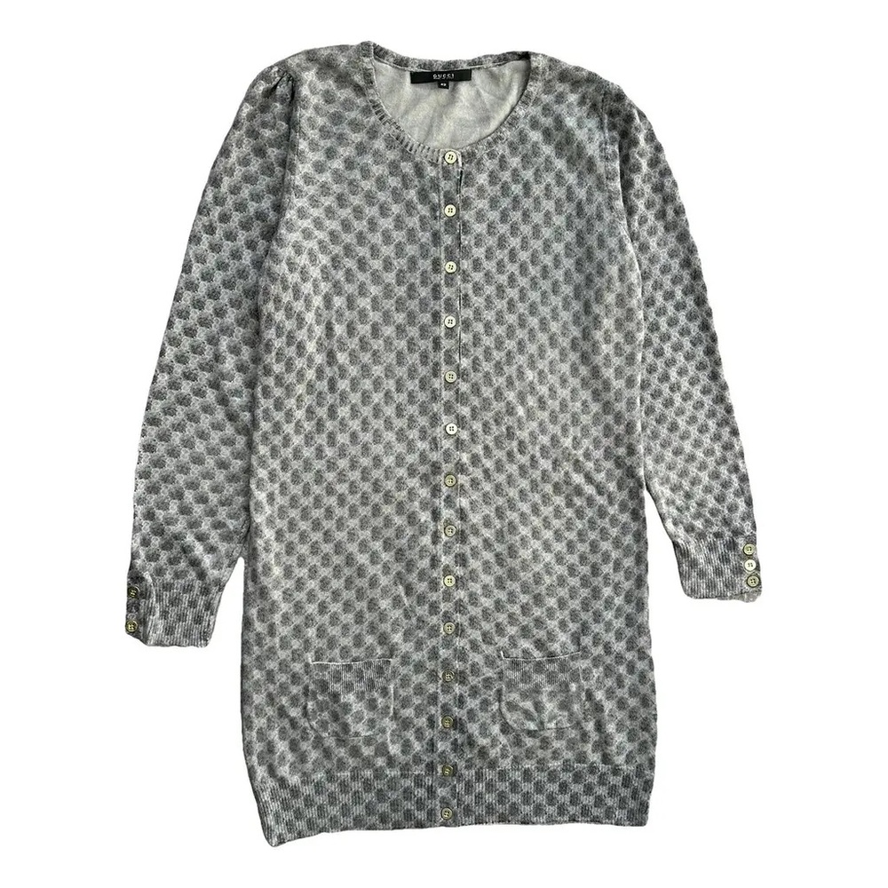 Gucci Cashmere Gray Knit Top
